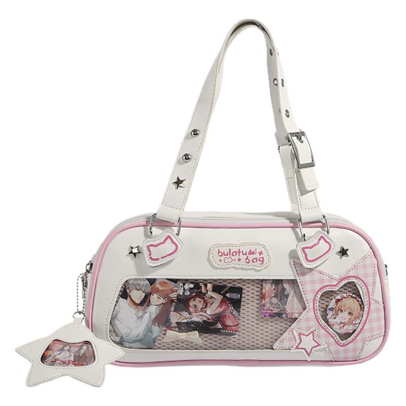 Comic pain casual jk uniform bag western style student two-dimensional shoulder armpit handbag