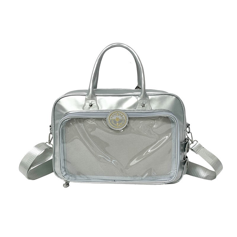 New computer bag crossbody shoulder handbag daily large capacity barji pain bag all-match external pain layer class