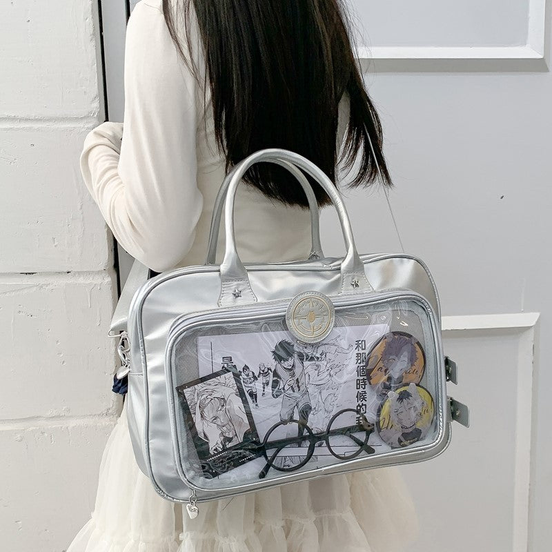 New computer bag crossbody shoulder handbag daily large capacity barji pain bag all-match external pain layer class