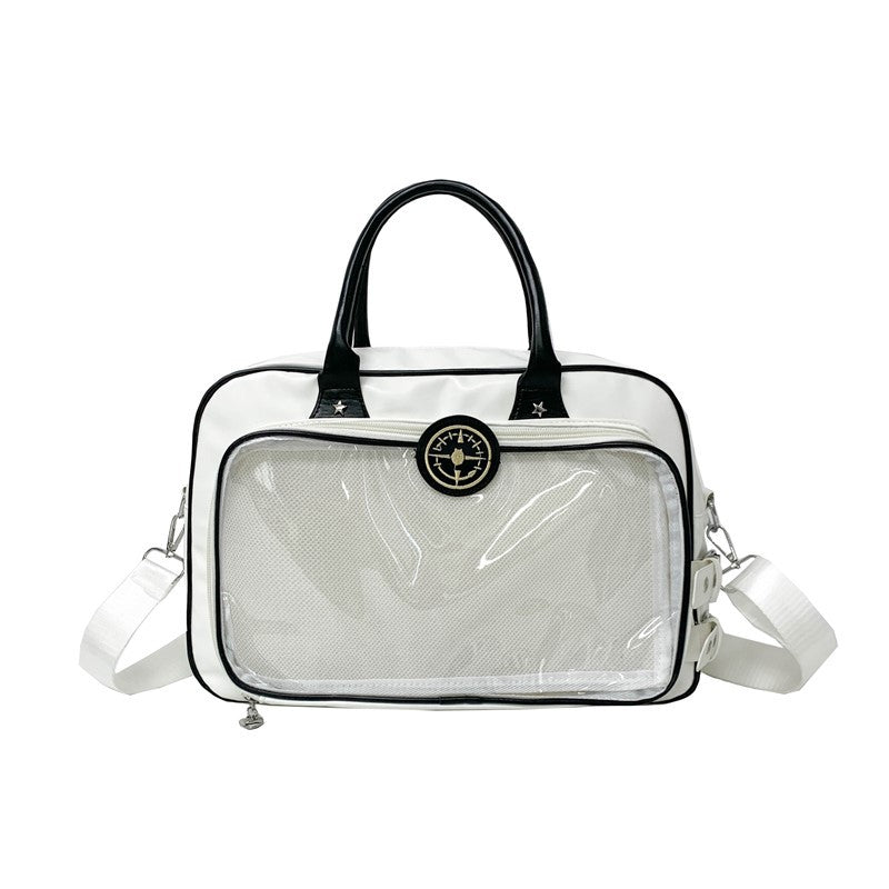 New computer bag crossbody shoulder handbag daily large capacity barji pain bag all-match external pain layer class