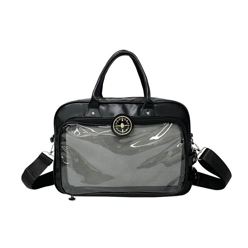New computer bag crossbody shoulder handbag daily large capacity barji pain bag all-match external pain layer class