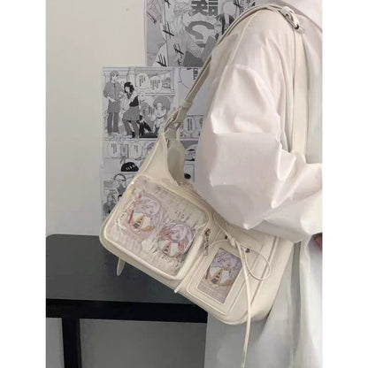 New stylish small crossbody bag, unique design, compact size