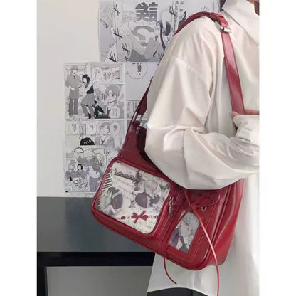 New stylish small crossbody bag, unique design, compact size