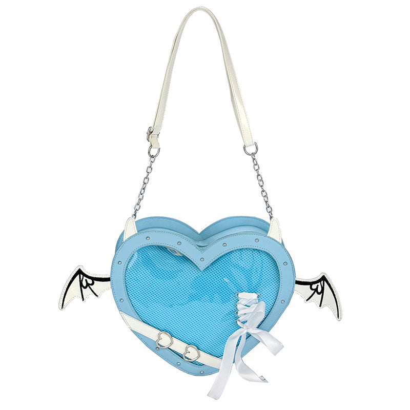 PU Heart-shaped Ita Bag