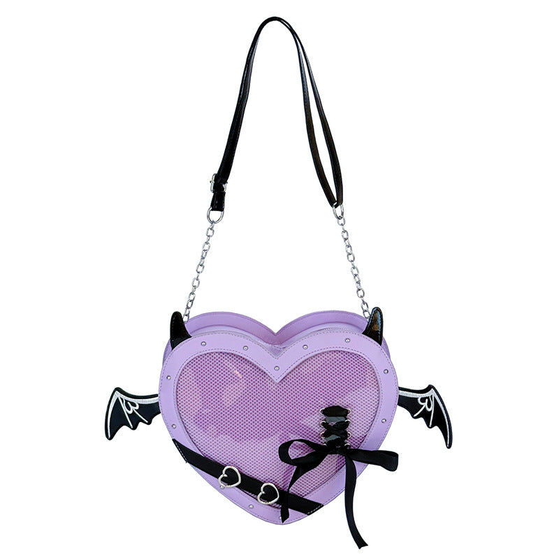 PU Heart-shaped Ita Bag