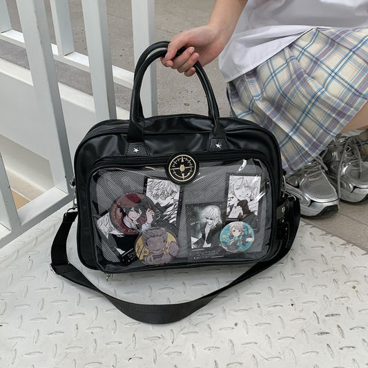 New computer bag crossbody shoulder handbag daily large capacity barji pain bag all-match external pain layer class